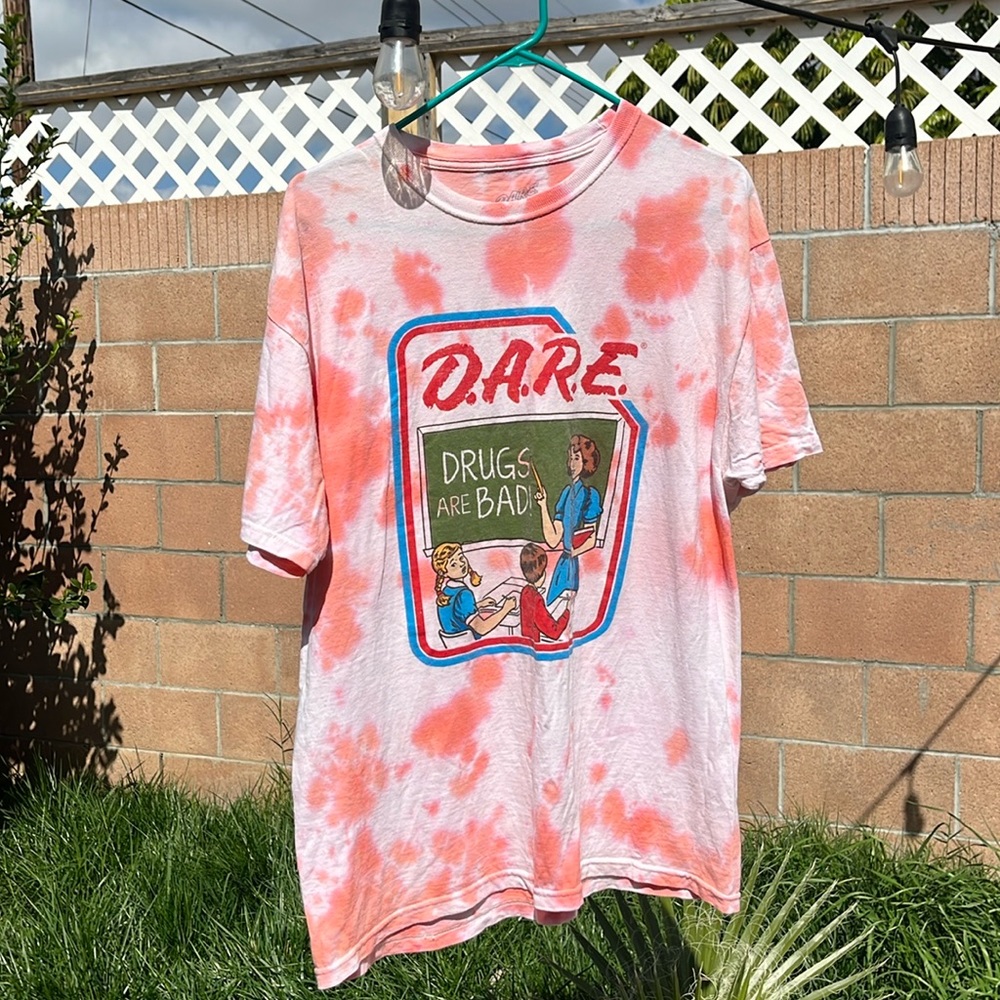 D.A.R.E. T shirt Tie Dye